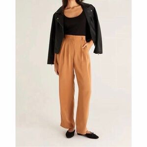 Z SUPPLY lucy twill pant in camel brown. Xl